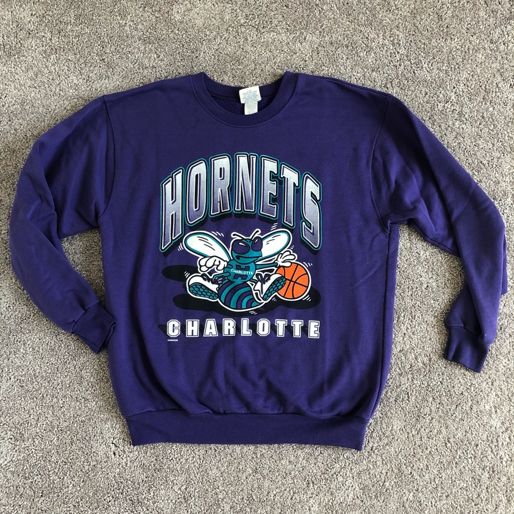 Vintage Charlotte Hornets Crewneck Sweatshirt